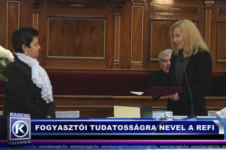 FOGYASZTÓI TUDATOSSÁGRA NEVEL A REFI
