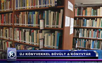 ÚJ KÖNYVEKKEL BŐVÜLT A KÖNYVTÁR