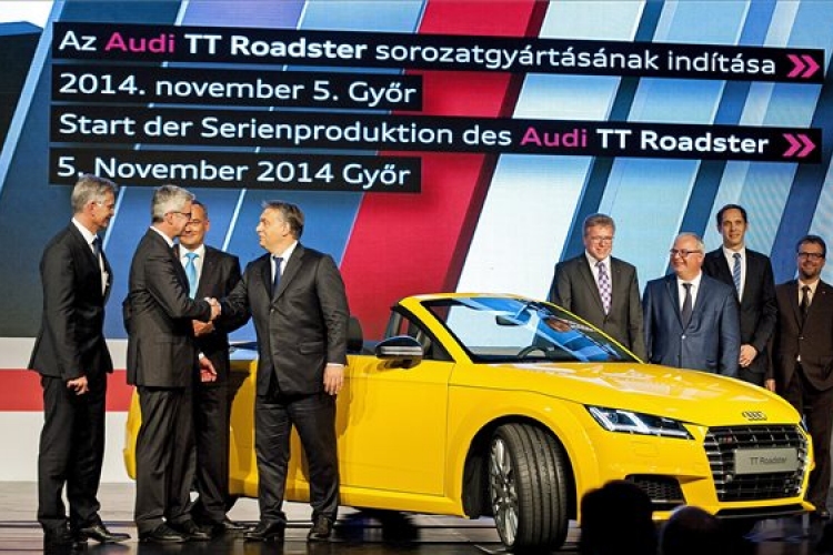 Orbán: Magyarország elképzelhetetlen az Audi nélkül