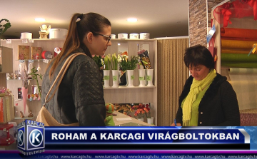 ROHAM A KARCAGI VIRÁGBOLTOKBAN