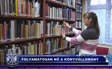 FOLYAMATOSAN NŐ A KÖNYVÁLLOMÁNY