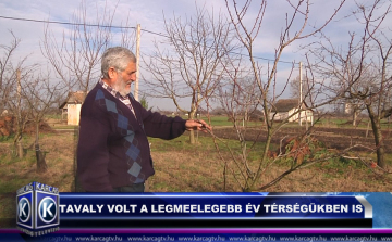 TAVALY VOLT A LEGMELEGEBB ÉV A TÉRSÉGÜNKBEN IS