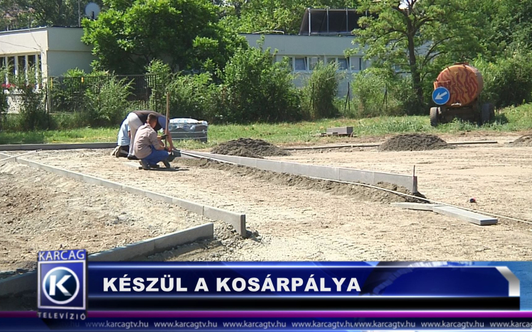 KÉSZÜL A KOSÁRPÁLYA