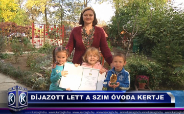 DÍJAZOTT LETT A SZIM ÓVODA KERTJE