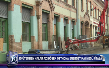 JÓ ÜTEMBEN HALAD AZ IDŐSEK OTTHONA ENERGETIKAI MEGÚJÍTÁSA