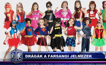 DRÁGÁK A FARSANGI JELMEZEK