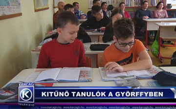 KITŰNŐ TANULÓK A GYÖRFFYBEN