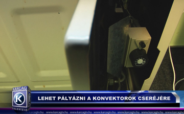 LEHET PÁLYÁZNI A KONVEKTOROK CSERÉJÉRE