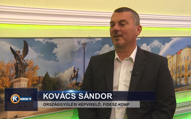 A Karcag Tv vendége volt Kovács Sándor  országgyűlési képviselő