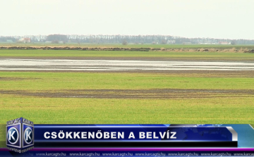 CSÖKKENŐBEN A BELVÍZ