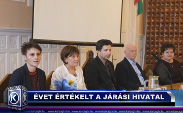 ÉVET ÉRTÉKELT A JÁRÁSI HIVATAL