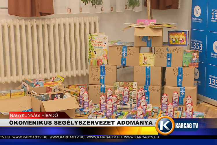ÖKOMENIKUS SEGÉLYSZERVEZET ADOMÁNYA