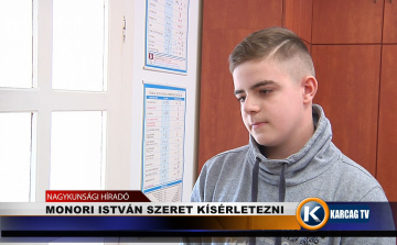 MONORI ISTVÁN SZERET KÍSÉRLETEZNI