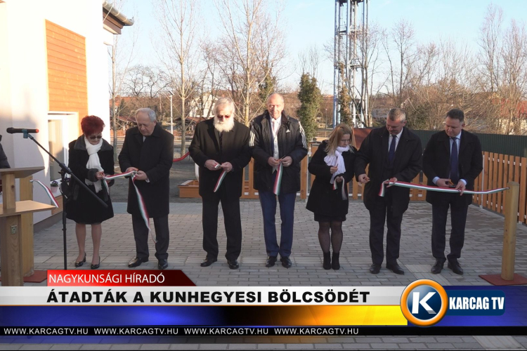 ÁTADTÁK A KUNHEGYESI BÖLCSÖDÉT  