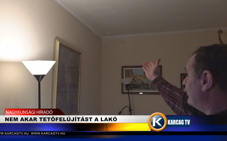 NEM AKAR TETŐFELÚJÍTÁST A LAKÓ