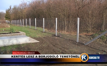 Kerítés lesz a Borjúdűlő temetőnél