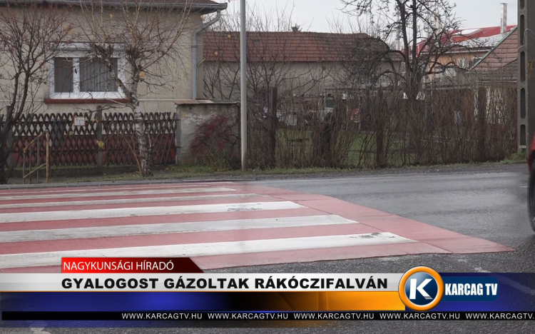 GYALOGOST GÁZOLTAK RÁKÓCZIFALVÁN 