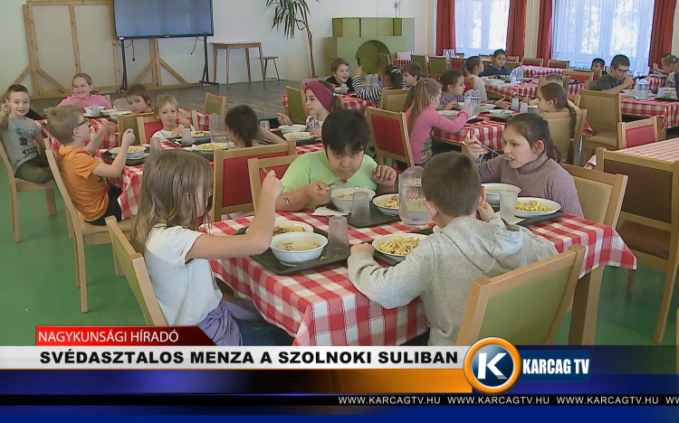 SVÉDASZTALOS MENZA A SZOLNOKI SULIBAN