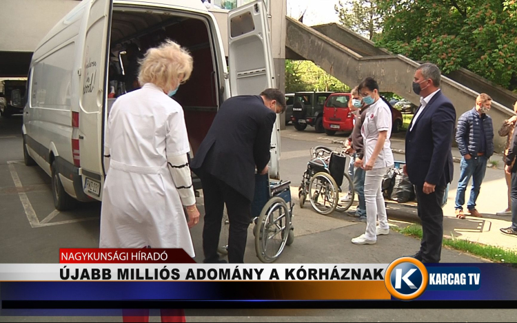 ÚJABB MILLIÓS ADOMÁNY A KÓRHÁZNAK 