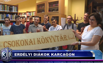 Erdélyi diákok Karcagon