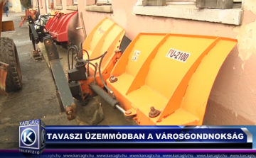 TAVASZI ÜZEMMÓDBAN A VÁROSGONDNOKSÁG