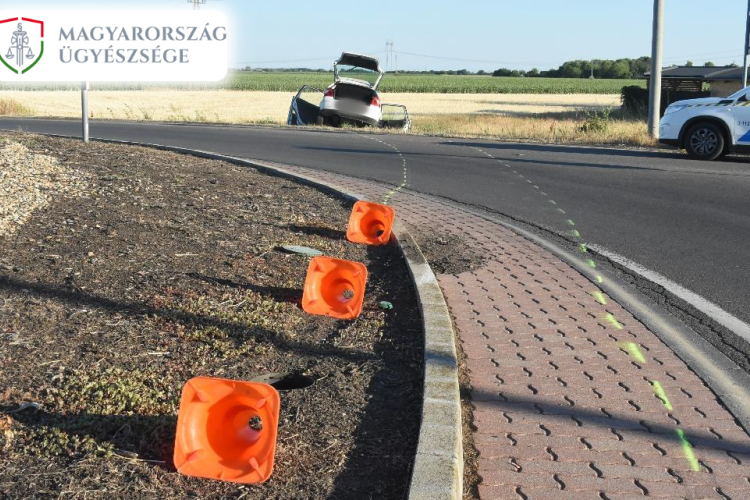 Jogosítvány nélkül ittasan vezetve menekült a rendőrök elől