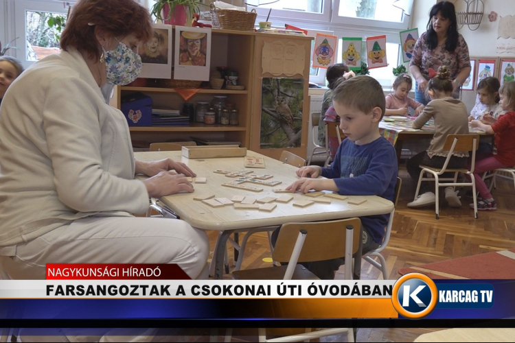 FARSANGOZTAK A CSOKONAI ÚTI ÓVODÁBAN