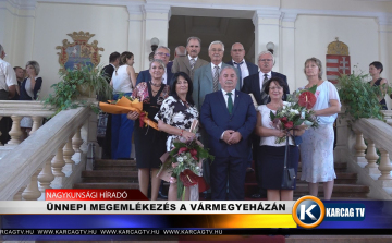 ÜNNEPI MEGEMLÉKEZÉS A VÁRMEGYEHÁZÁN