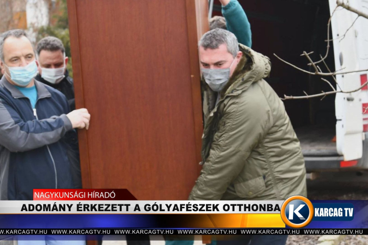 Adomány érkezett a Gólyafészek otthonba