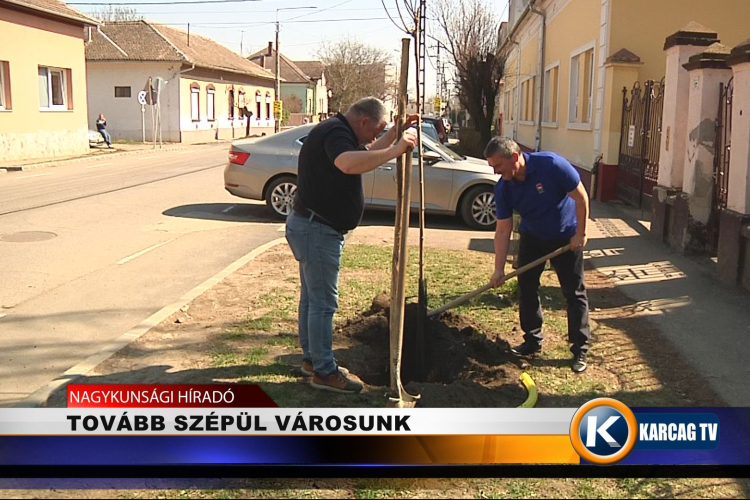 TOVÁBB SZÉPÜL VÁROSUNK