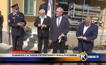 ÚJRANYÍLT A TŰZOLTÓTÖRTÉNETI KIÁLLÍTÓTEREM