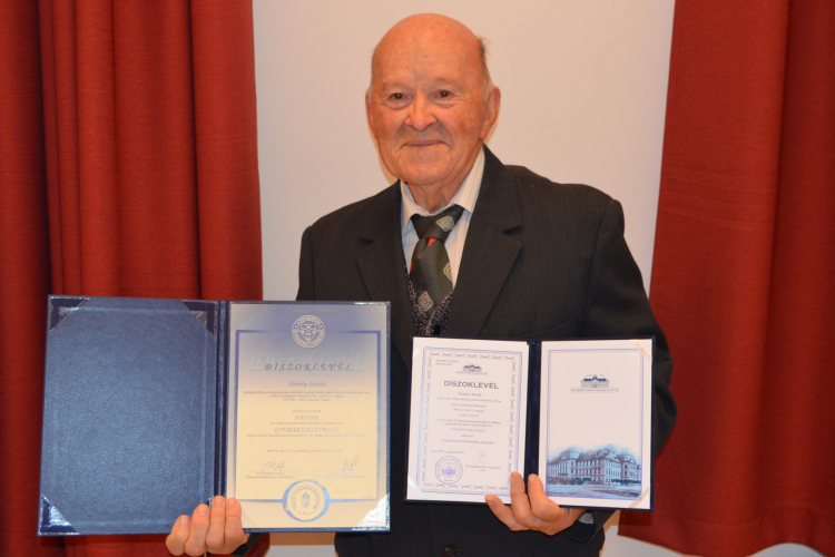 Tömöry István gyémántdiplomát vehetett át 