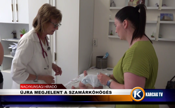 ÚJRA MEGJELENT A SZAMÁRKÖHÖGÉS