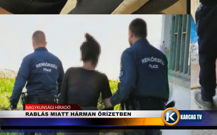 RABLÁS MIATT HÁRMAN ŐRIZETBEN