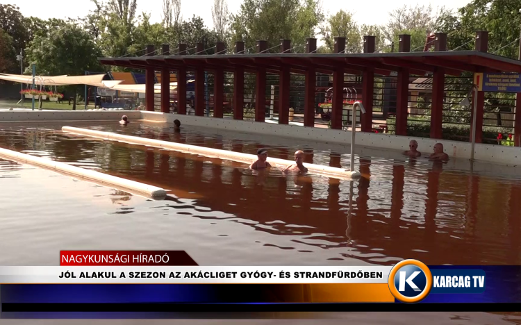 JÓL ALAKUL A SZEZON AZ AKÁCLIGET GYÓGY-ÉS STRANDFÜRDŐBEN