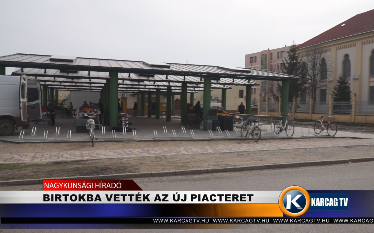 Birtokba vették az új piacteret