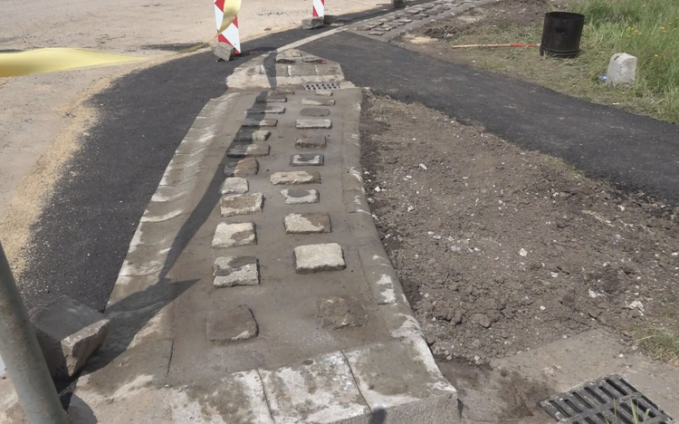 Karcagi útfelújítási munkálatok 