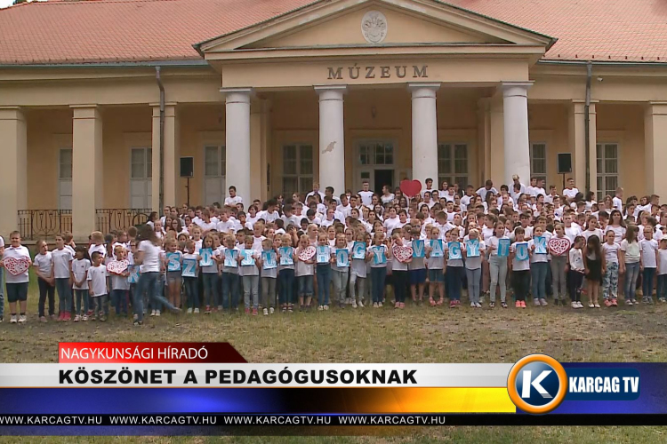 KÖSZÖNET A PEDAGÓGUSOKNAK