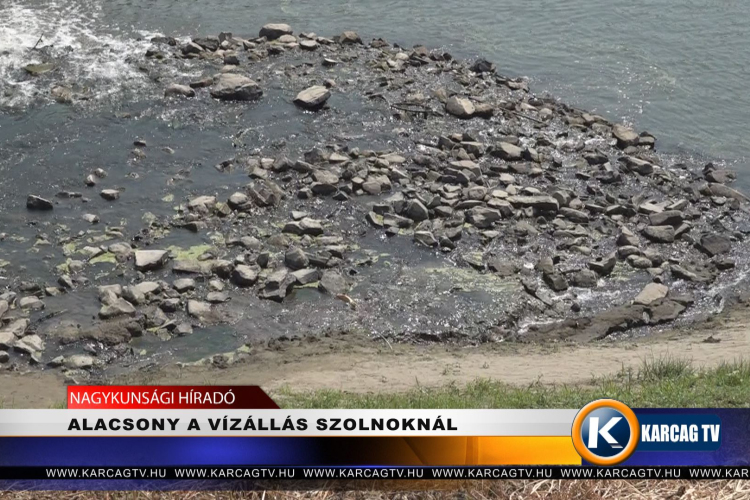 ALACSONY A VÍZÁLLÁS SZOLNOKNÁL