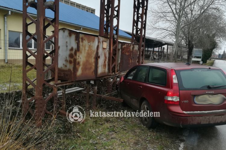  Két baleset történt az ónos eső miatt