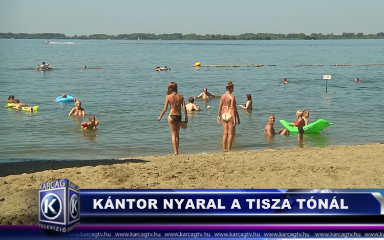 Kántor nyaral a Tisza-tónál