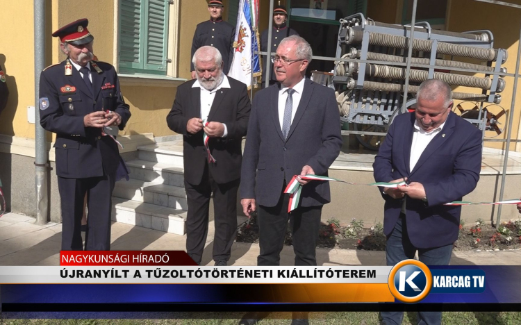 ÚJRANYÍLT A TŰZOLTÓTÖRTÉNETI KIÁLLÍTÓTEREM