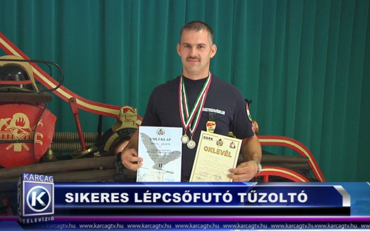 SIKERES LÉPCSŐFUTÓ TŰZOLTÓ