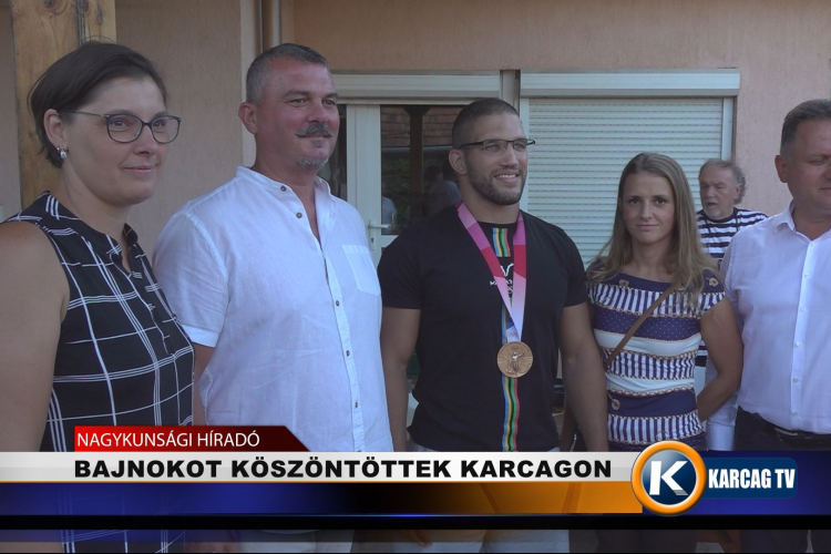 OLIMPIAI BRONZÉRMES SPORTOLÓT KÖSZÖNTÖTTEK KARCAGON