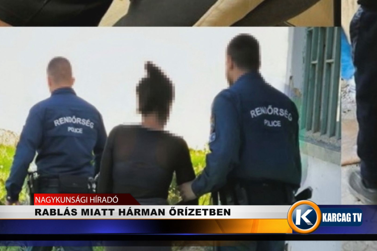 RABLÁS MIATT HÁRMAN ŐRIZETBEN