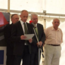 Vágópont és húsüzem alapkőletétele Berekfürdőn