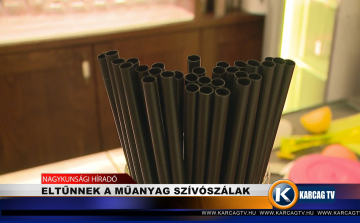ELTŰNNEK A MŰANYAG SZÍVÓSZÁLAK