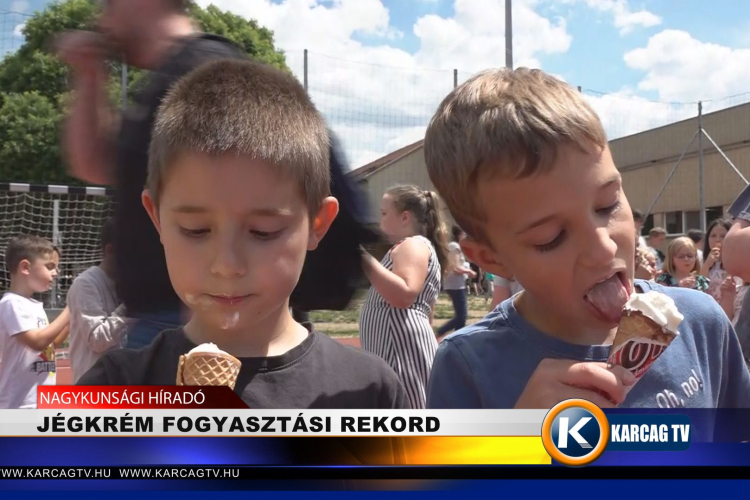JÉGKRÉM FOGYASZTÁSI REKORD