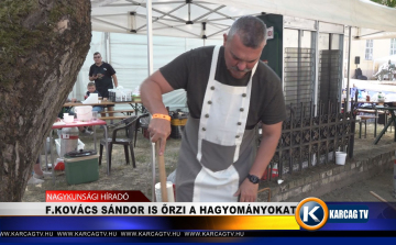  F. KOVÁCS SÁNDOR IS ŐRZI A HAGYOMÁNYOKAT