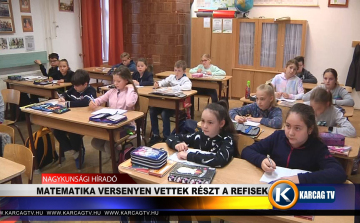 MATEMATIKA VERSENYEN VETTEK RÉSZT A REFISEK